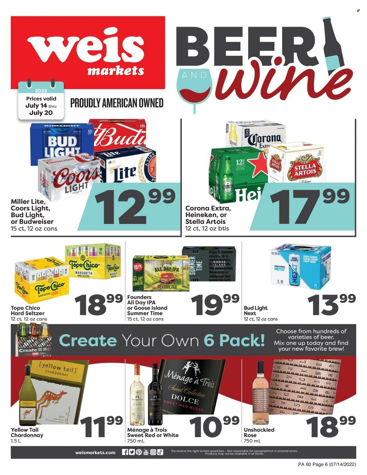 Weis (MD, NY, PA) Weekly Ad Flyer July 14 to July 21