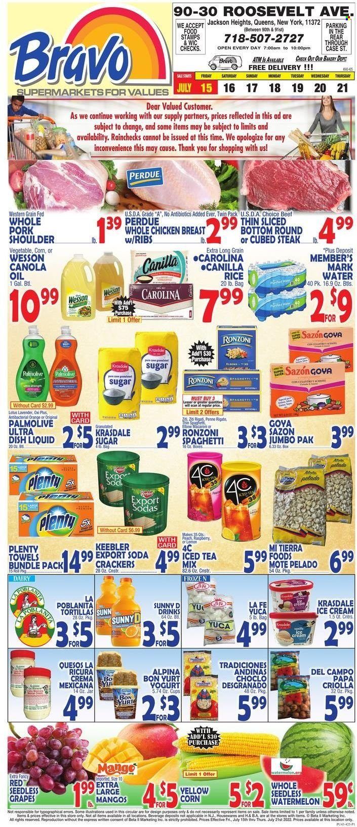 Bravo Supermarkets (CT, FL, MA, NJ, NY, PA) Weekly Ad Flyer July 15 to July 22