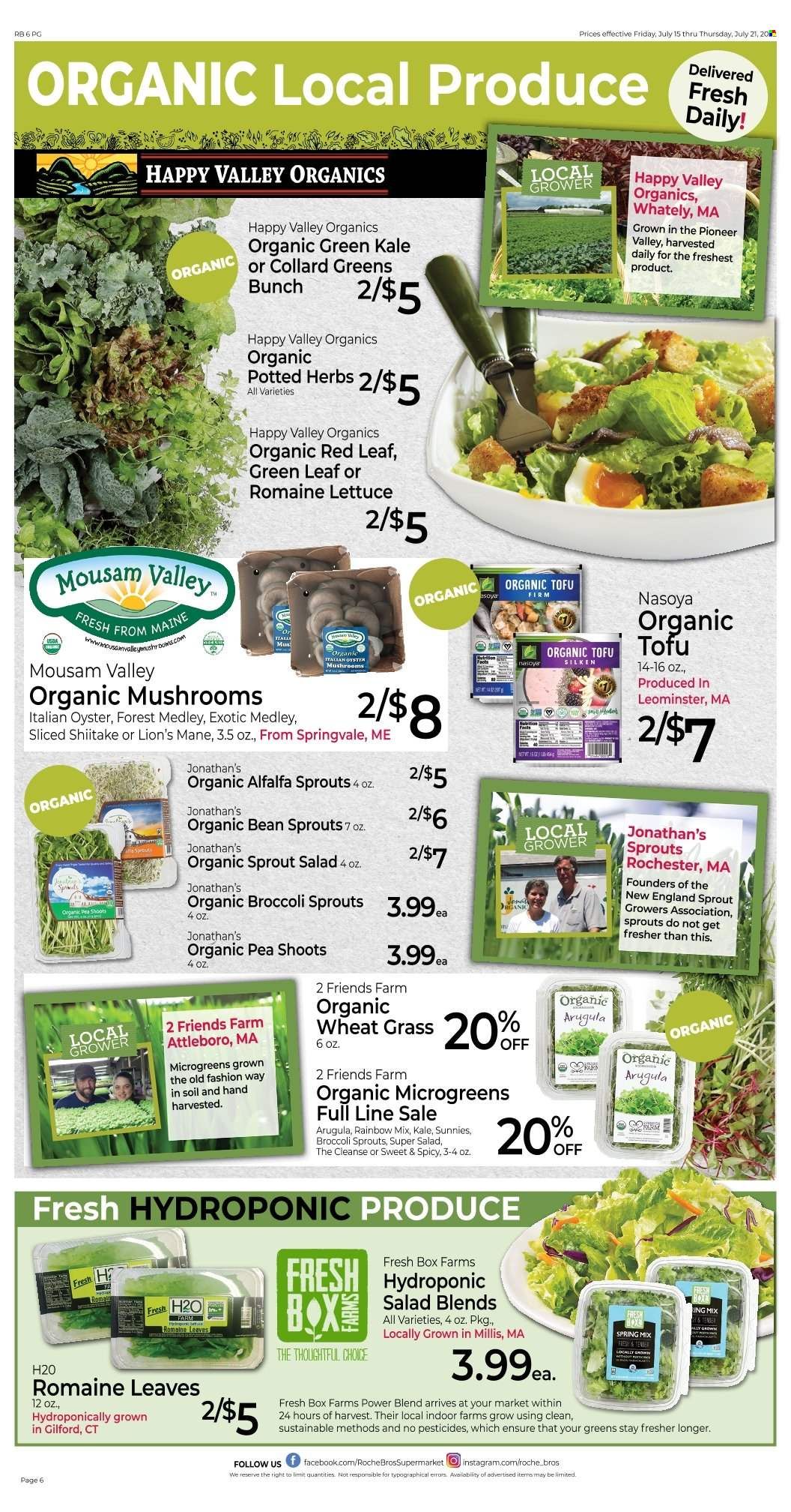 Roche Bros. (MA) Weekly Ad Flyer July 15 to July 22