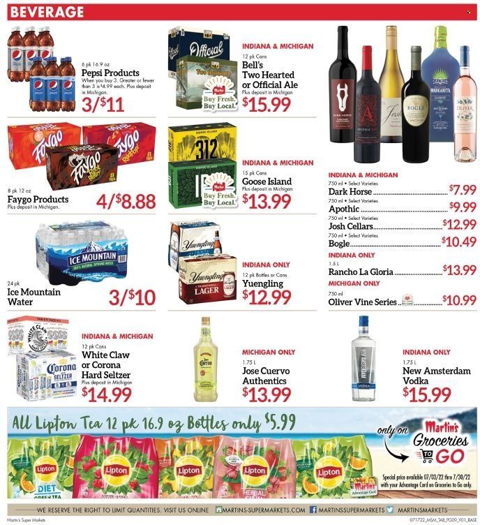 Martin’s (IN, MI) Weekly Ad Flyer July 16 to July 23