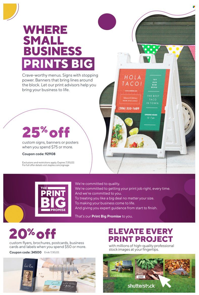 Staples Weekly Ad Flyer July 16 to July 23