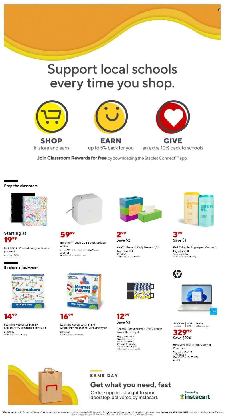 Staples Weekly Ad Flyer July 16 to July 23