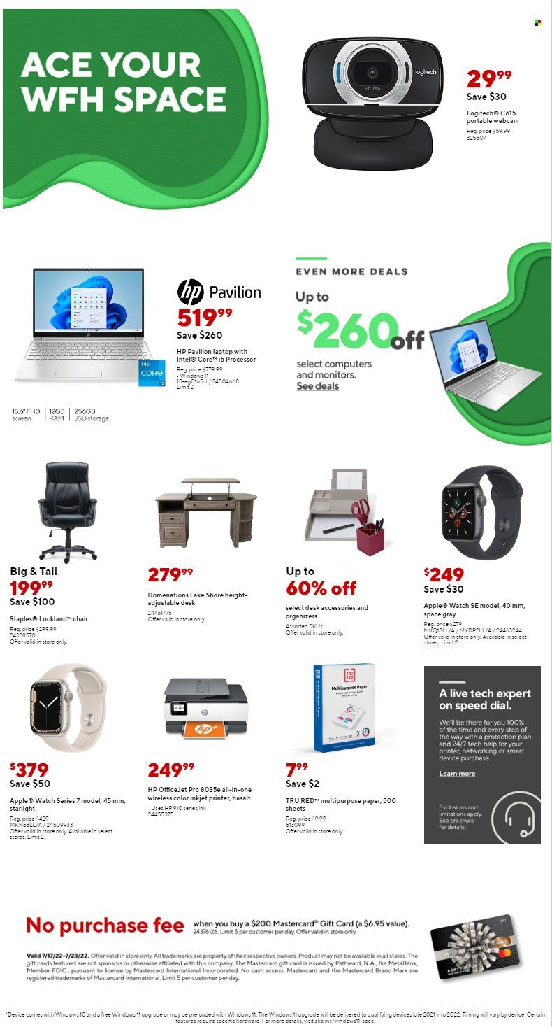 Staples Weekly Ad Flyer July 16 to July 23