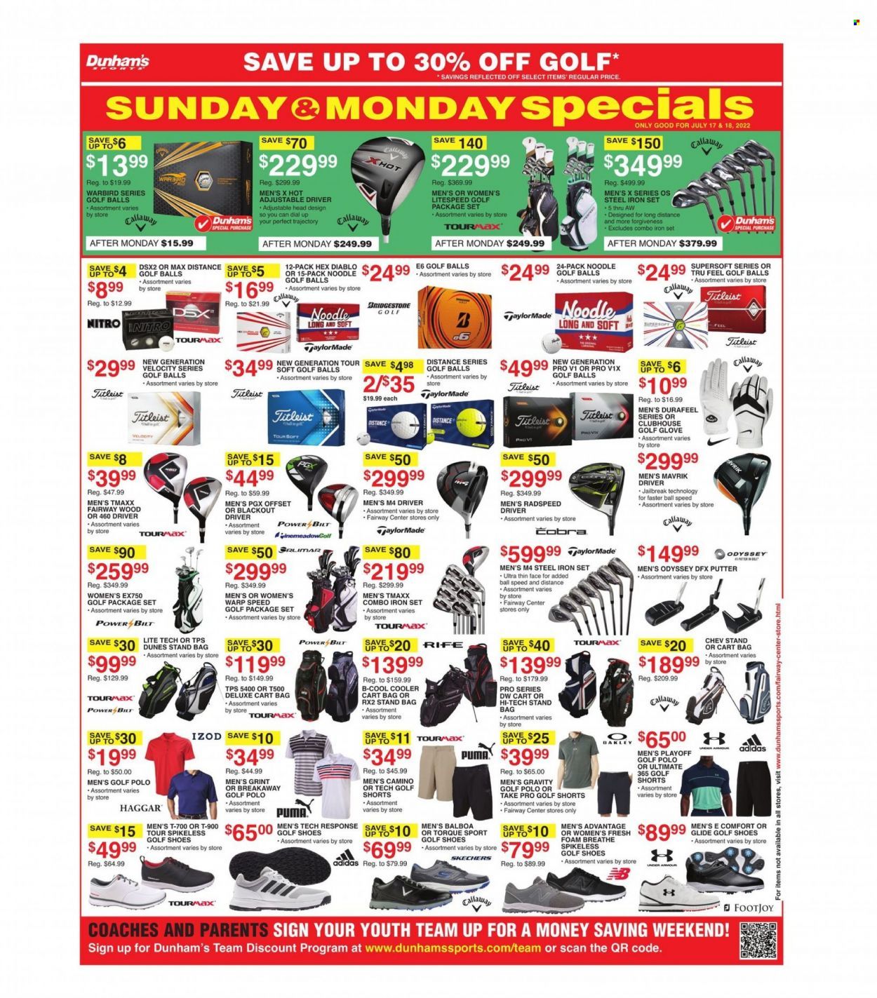 Dunham's Sports (MI, PA, WI) Weekly Ad Flyer July 16 to July 23