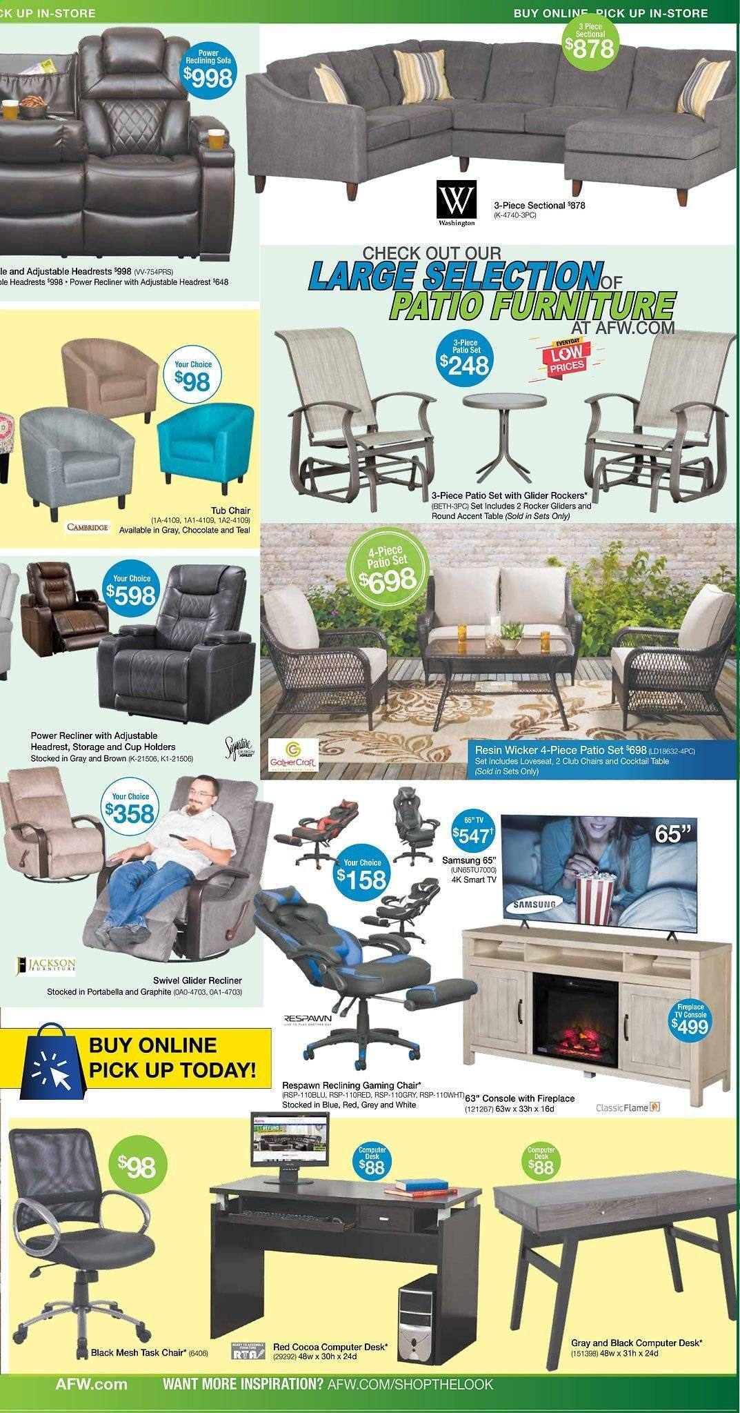 American Furniture Warehouse Weekly Ad & Flyer April 5 to 11