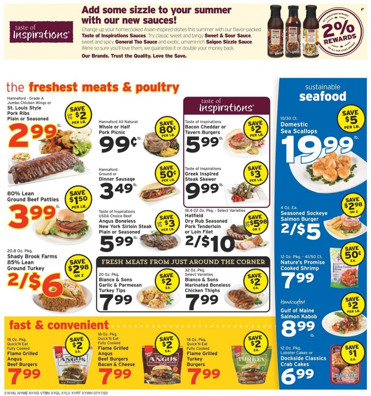 Hannaford (NY) Weekly Ad Flyer July 17 to July 24