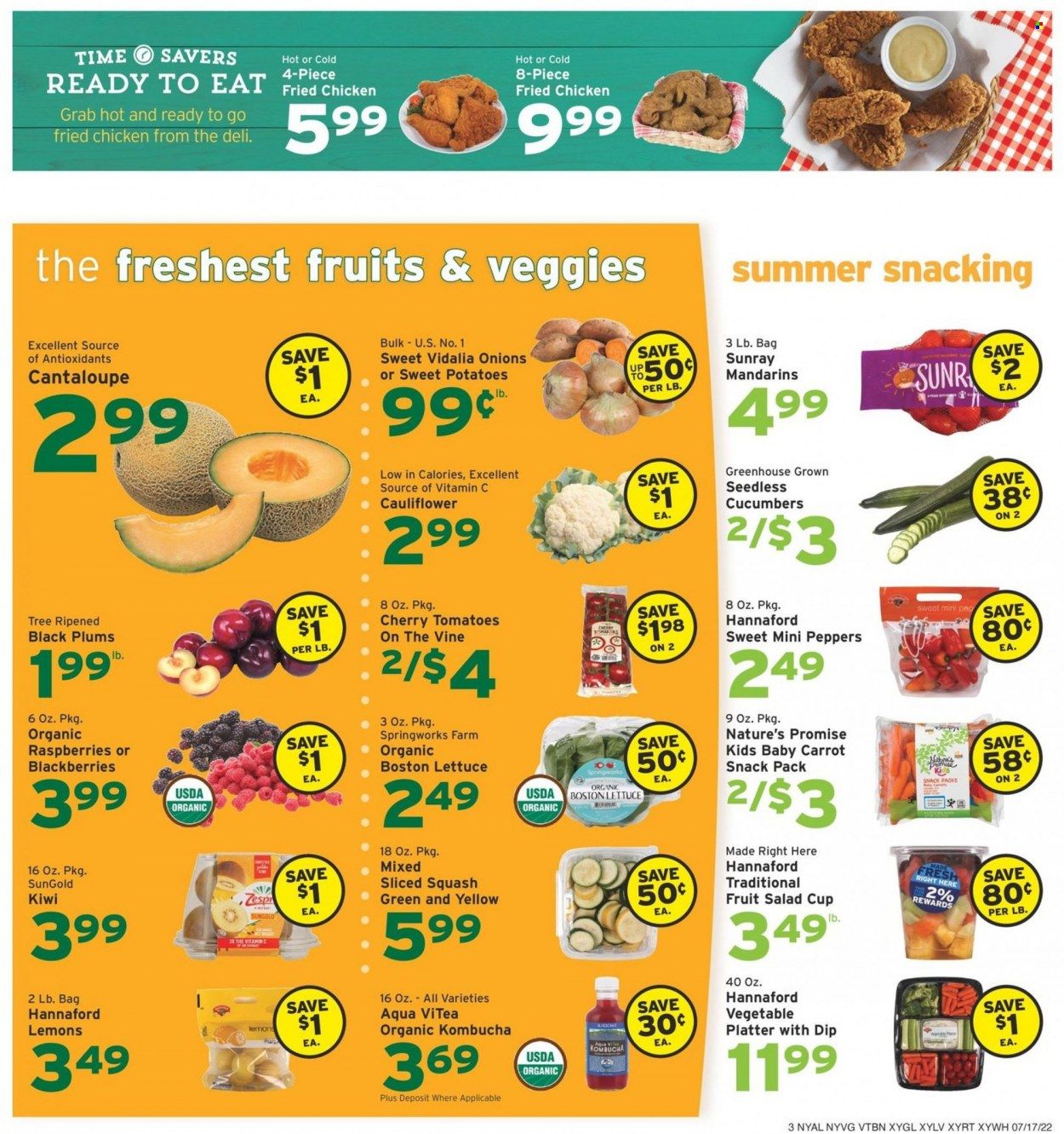 Hannaford (NY) Weekly Ad Flyer July 17 to July 24