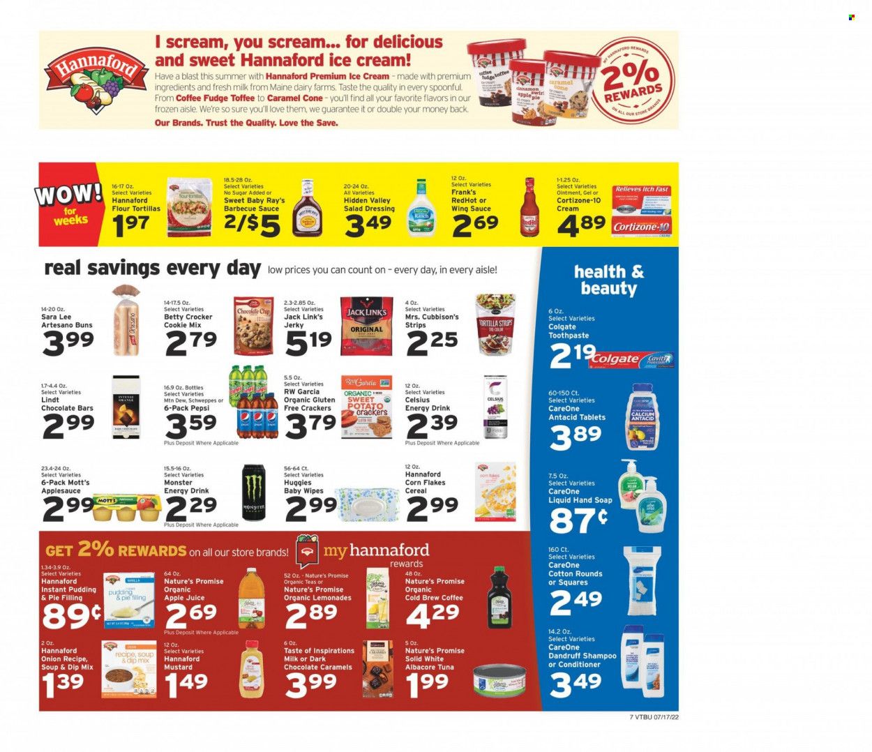 Hannaford (VT) Weekly Ad Flyer July 17 to July 24