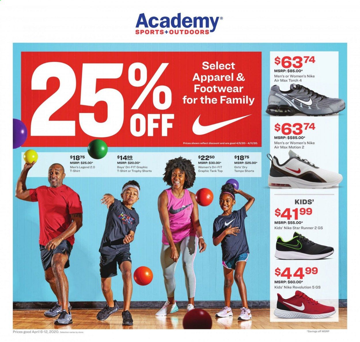Academy Sports Weekly Ad & Flyer April 6 to 12
