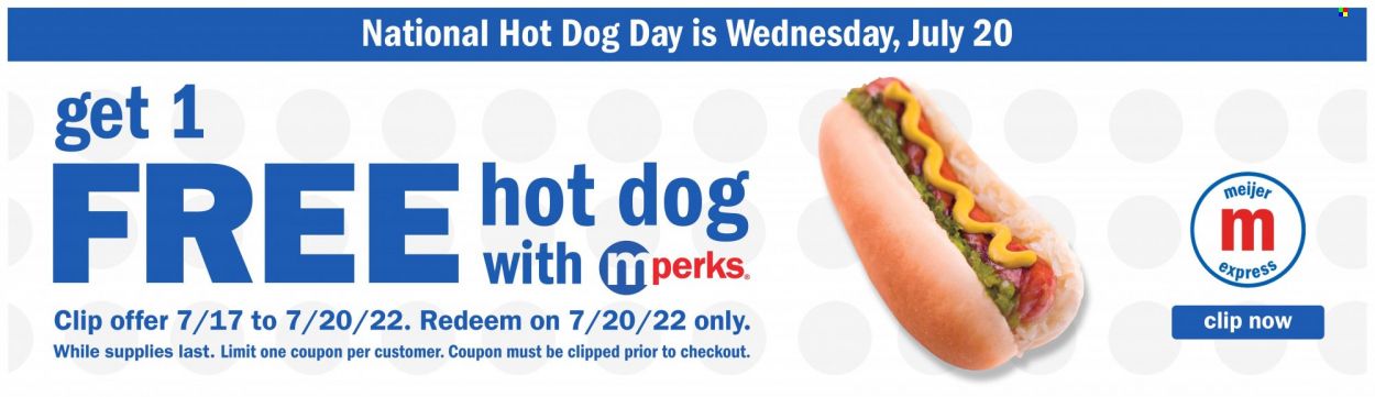 Meijer (IL, IN, KY, MI, OH, WI) Weekly Ad Flyer July 17 to July 24