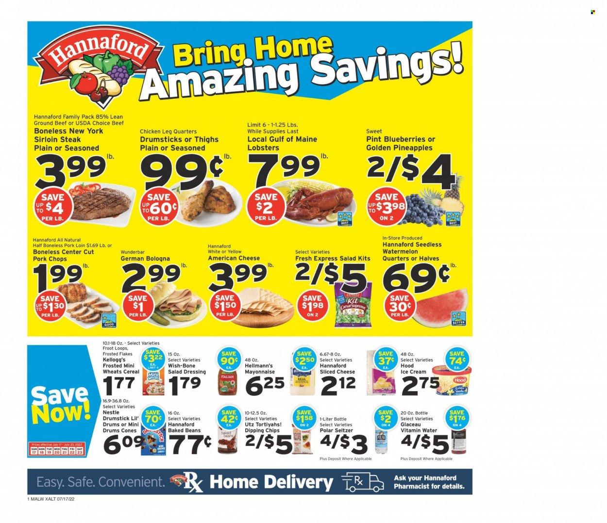 Hannaford (MA) Weekly Ad Flyer July 17 to July 24