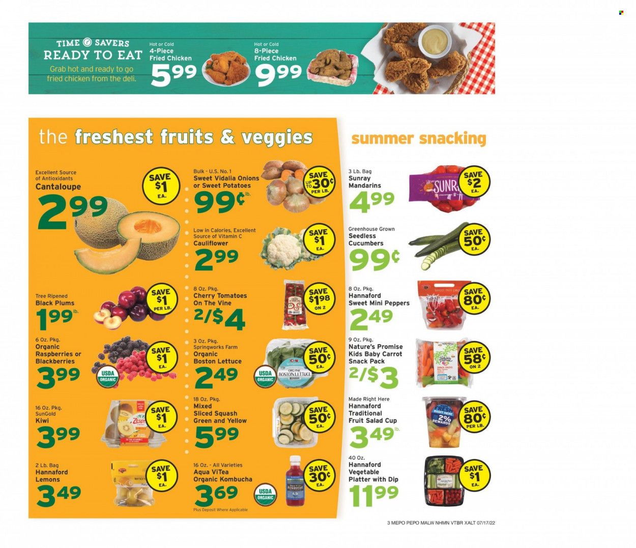 Hannaford (MA) Weekly Ad Flyer July 17 to July 24