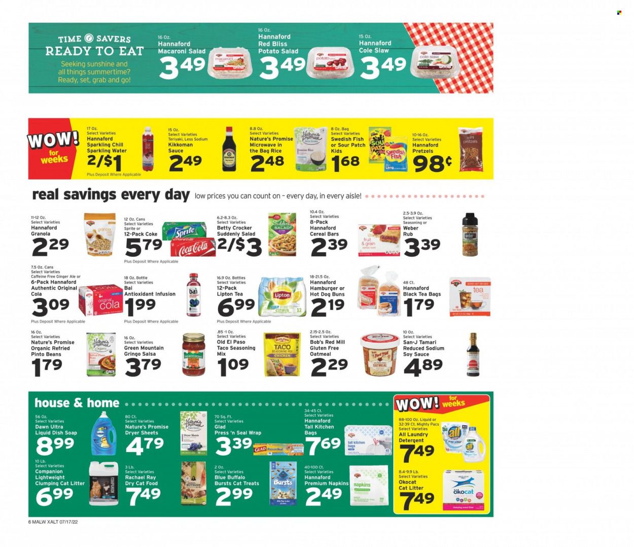 Hannaford (MA) Weekly Ad Flyer July 17 to July 24