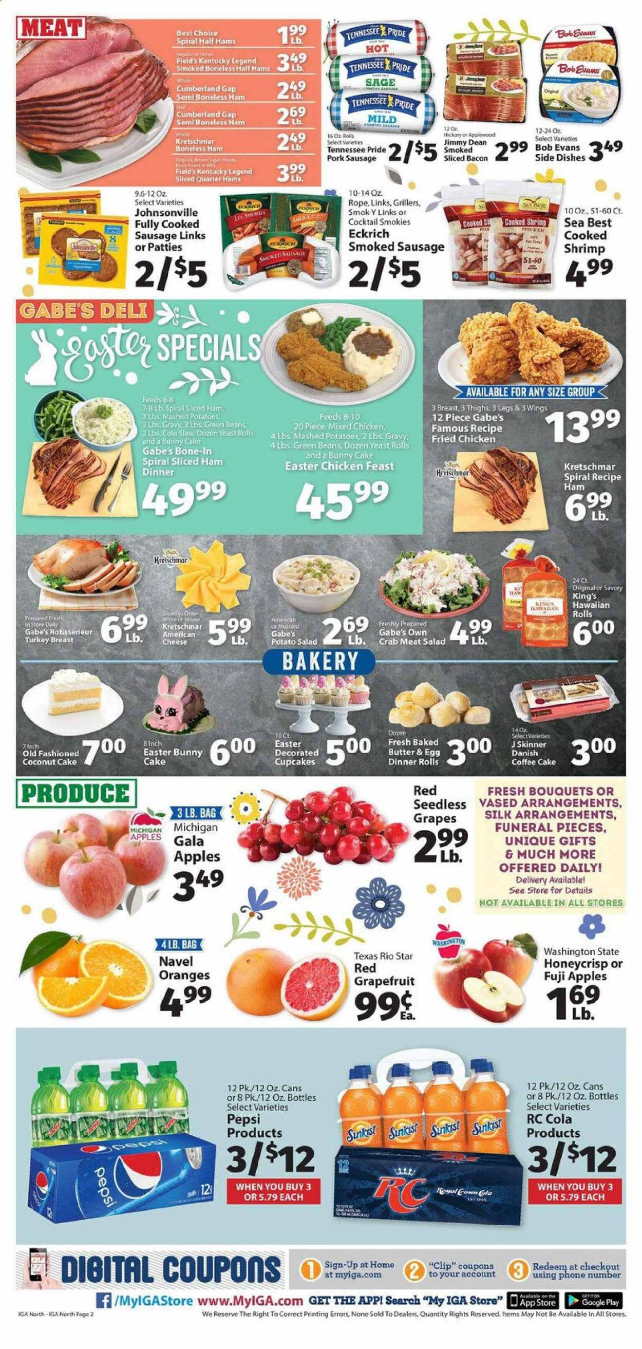 IGA (Indiana) Weekly Ad & Flyer April 6 to 12