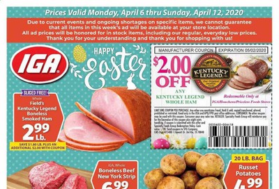 IGA (Kentucky) Weekly Ad & Flyer April 6 to 12