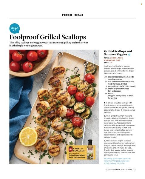 Hannaford (MA, ME, NH, NY, VT) Weekly Ad Flyer Specials July 1 to August 31, 2022