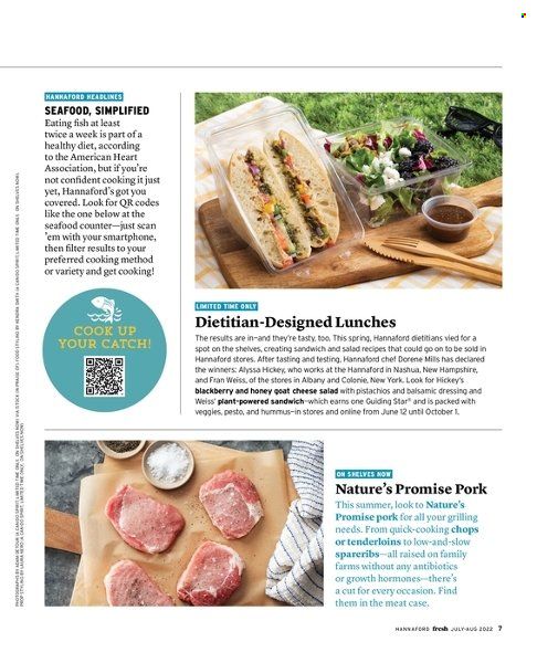 Hannaford (MA, ME, NH, NY, VT) Weekly Ad Flyer Specials July 1 to August 31, 2022