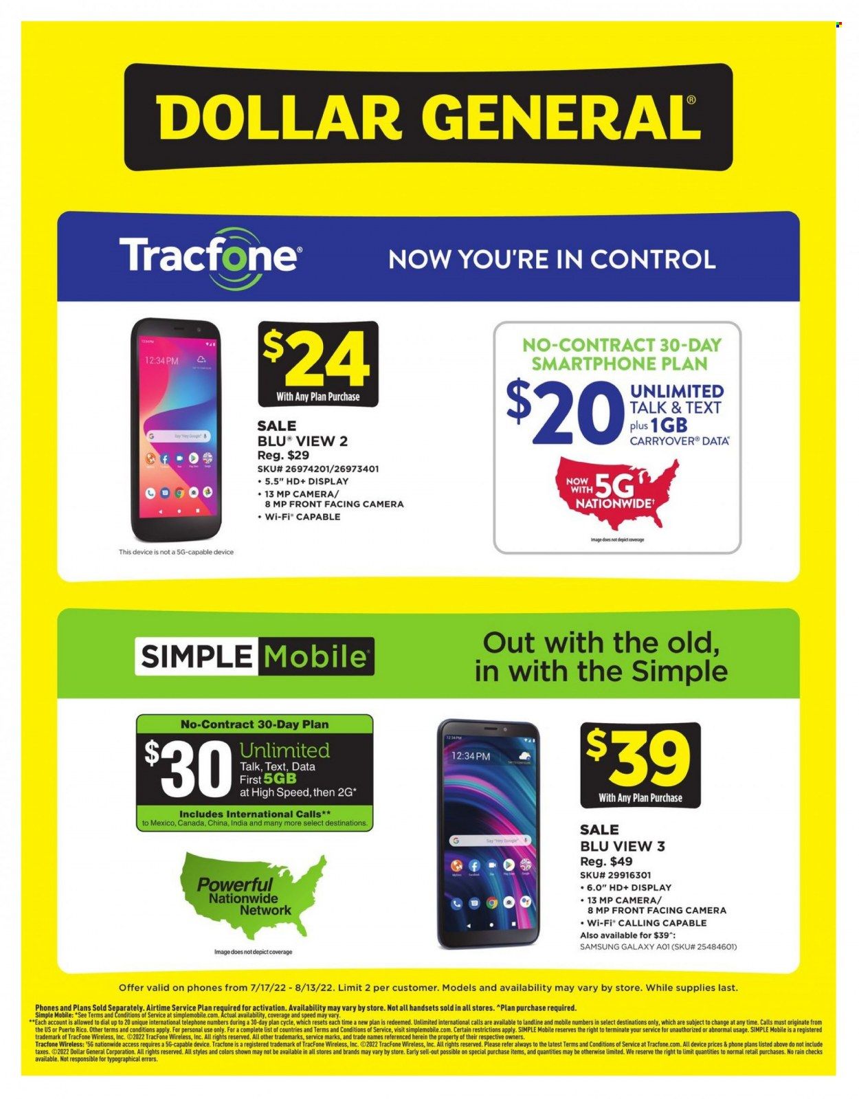 Dollar General Weekly Ad Flyer Specials July 17 to August 13, 2022