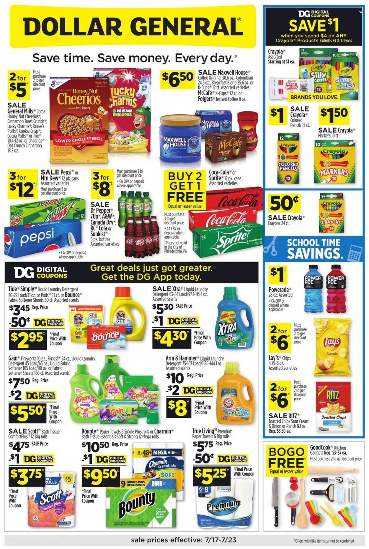 Dollar General Weekly Ad Flyer July 18 to July 25