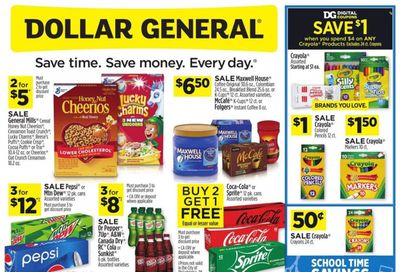 Dollar General Weekly Ad Flyer July 18 to July 25