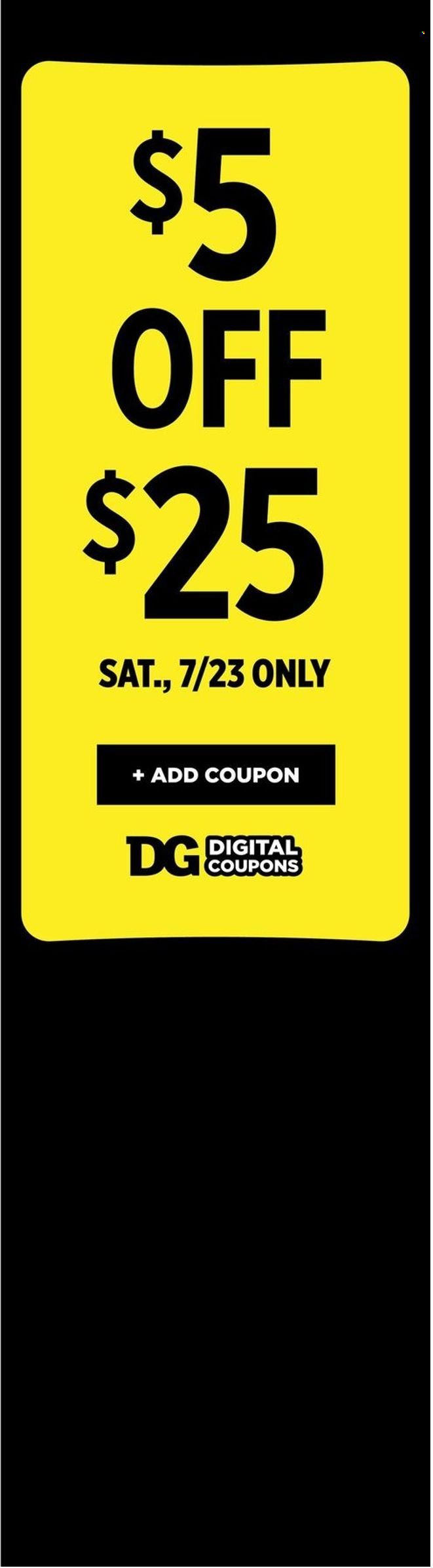 Dollar General Weekly Ad Flyer July 18 to July 25