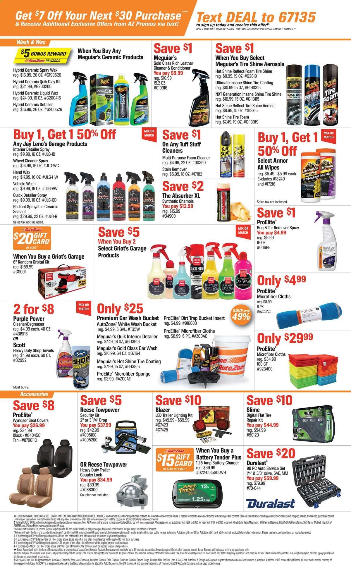 Autozone Weekly Ad & Flyer April 7 to May 4