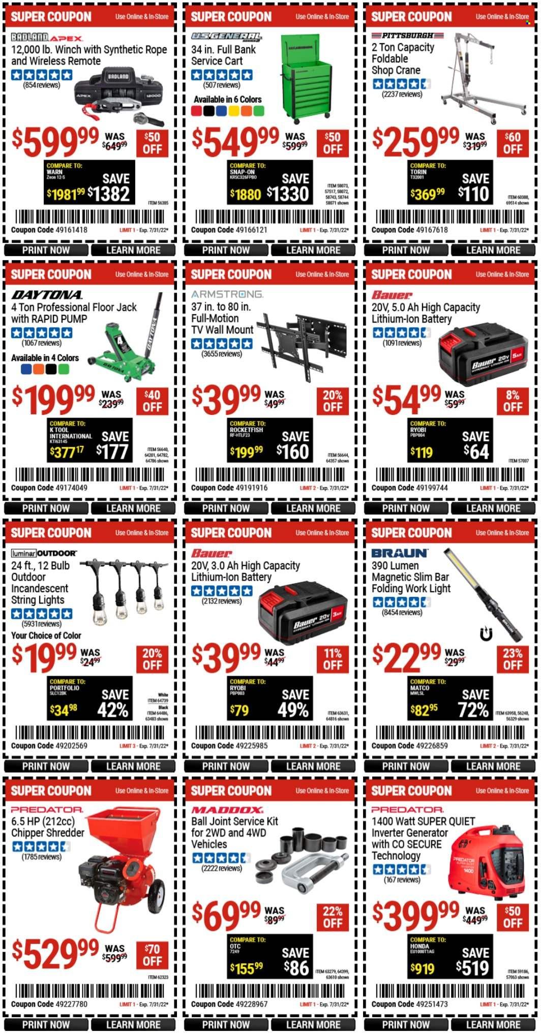 Harbor Freight Weekly Ad Flyer July 19 to July 26