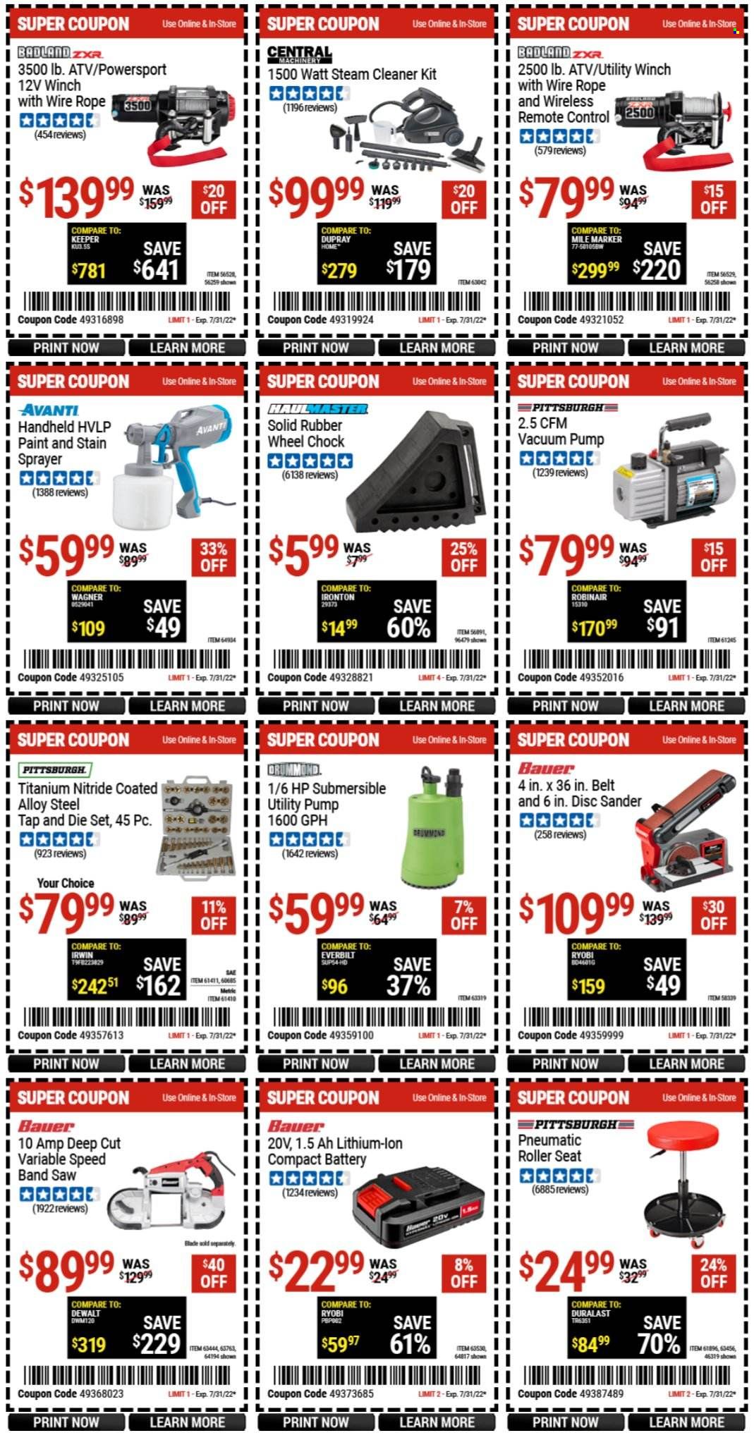 Harbor Freight Weekly Ad Flyer July 19 to July 26