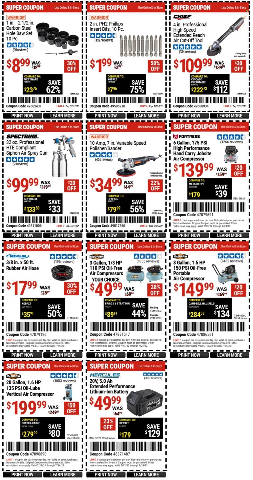 Harbor Freight Weekly Ad Flyer July 19 to July 26