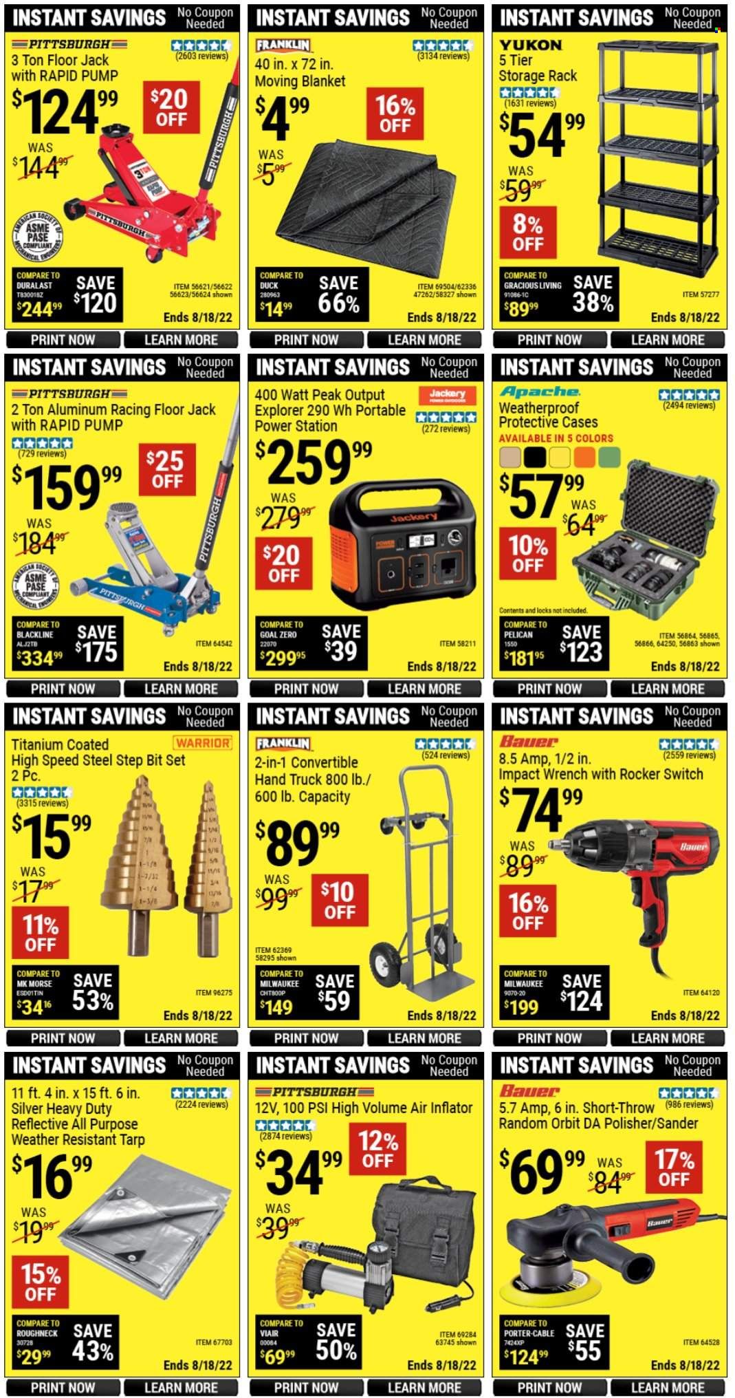 Harbor Freight Weekly Ad Flyer Specials July 18 to August 18, 2022