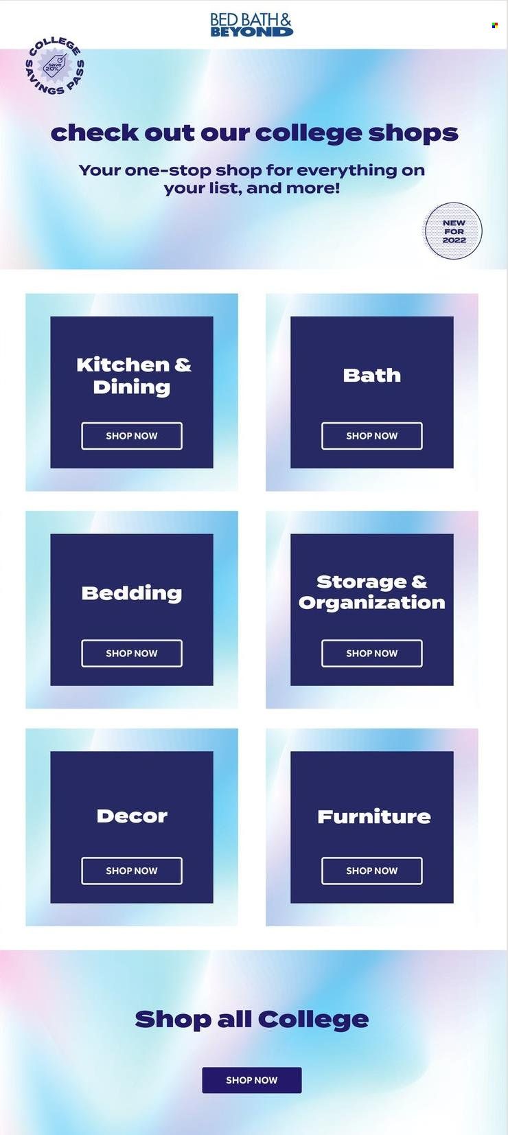 Bed Bath & Beyond Weekly Ad Flyer July 19 to July 26