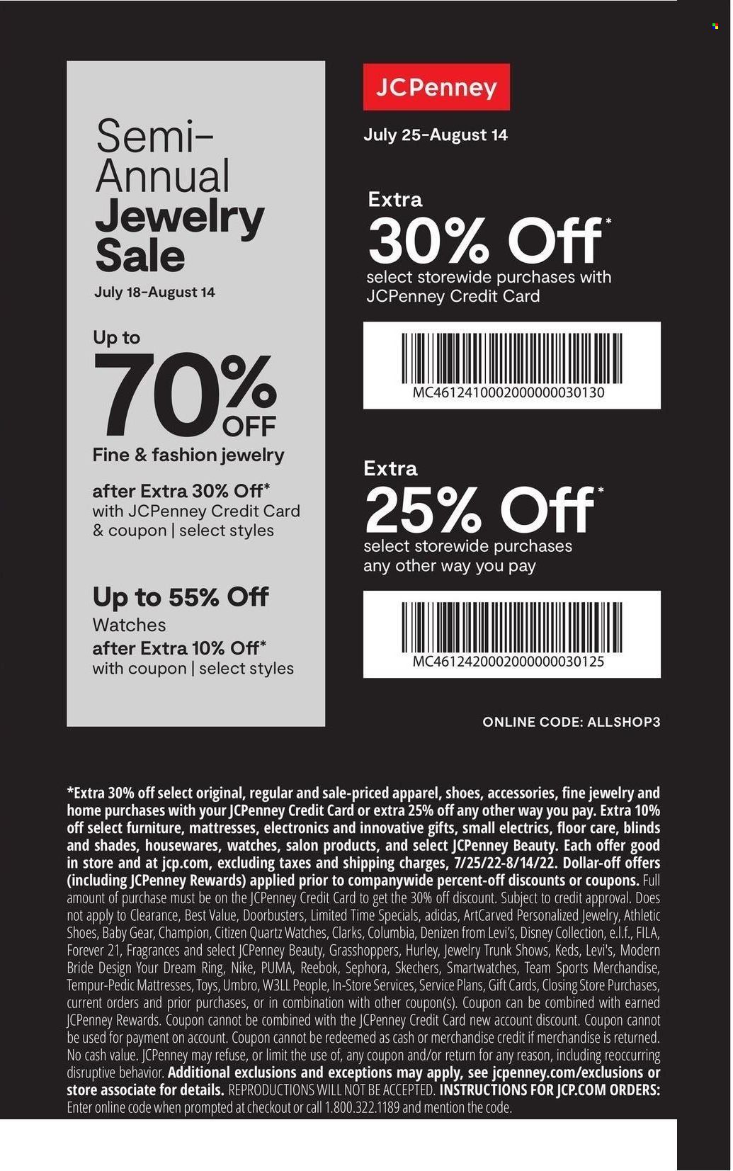 JCPenney Weekly Ad Flyer Specials July 18 to August 14, 2022