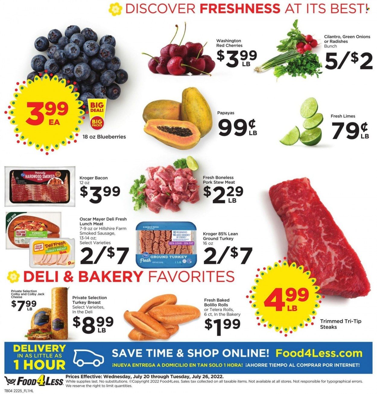 Food 4 Less (CA) Weekly Ad Flyer July 19 to July 26
