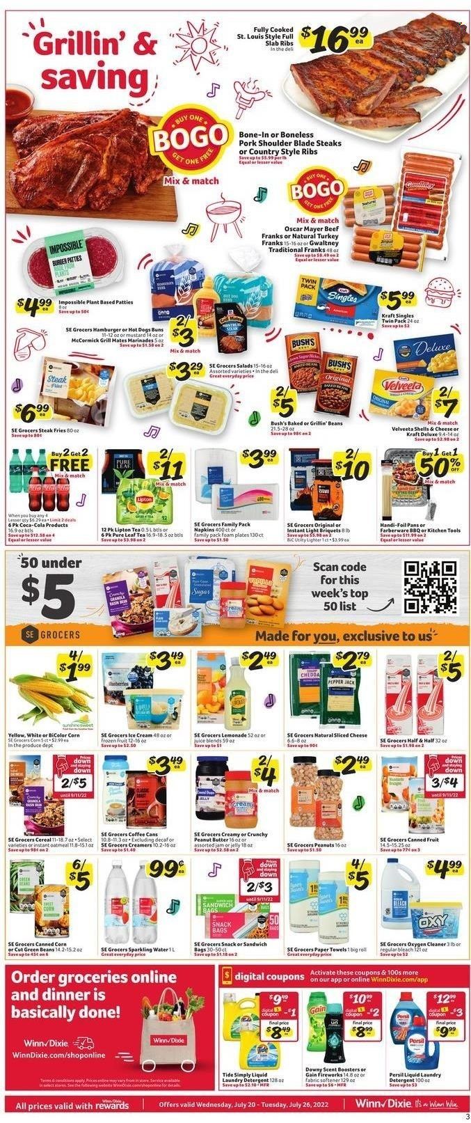 Winn Dixie (AL, FL, GA, LA) Weekly Ad Flyer July 19 to July 26