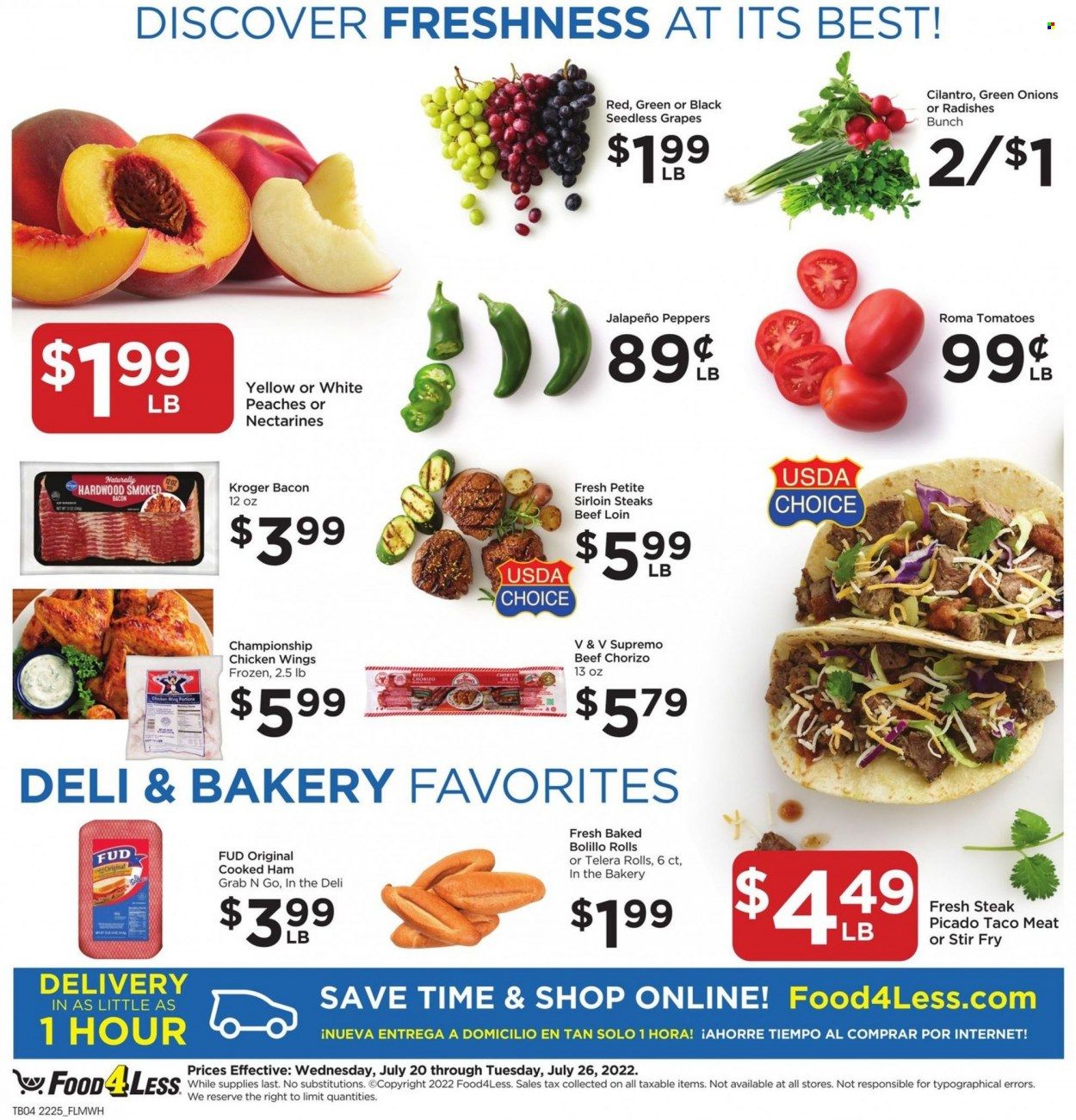 Food 4 Less (IL) Weekly Ad Flyer July 19 to July 26