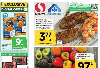 Safeway (OR) Weekly Ad Flyer July 19 to July 26