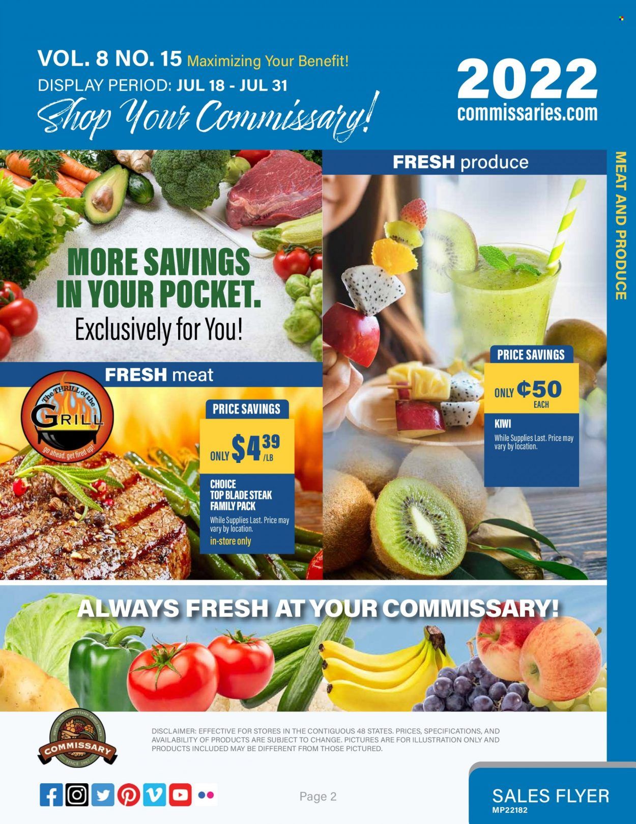 Commissary Weekly Ad Flyer July 19 to July 26