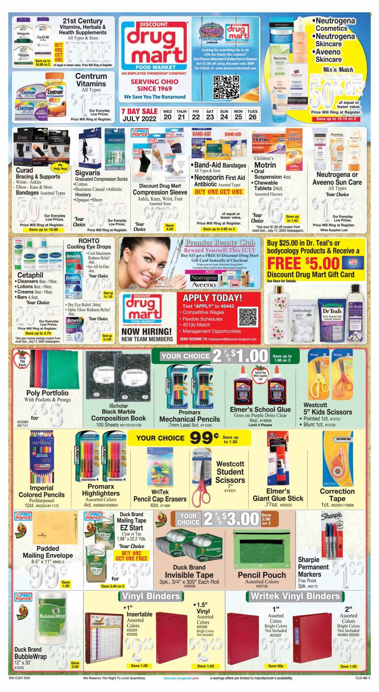 Discount Drug Mart (OH) Weekly Ad Flyer July 19 to July 26