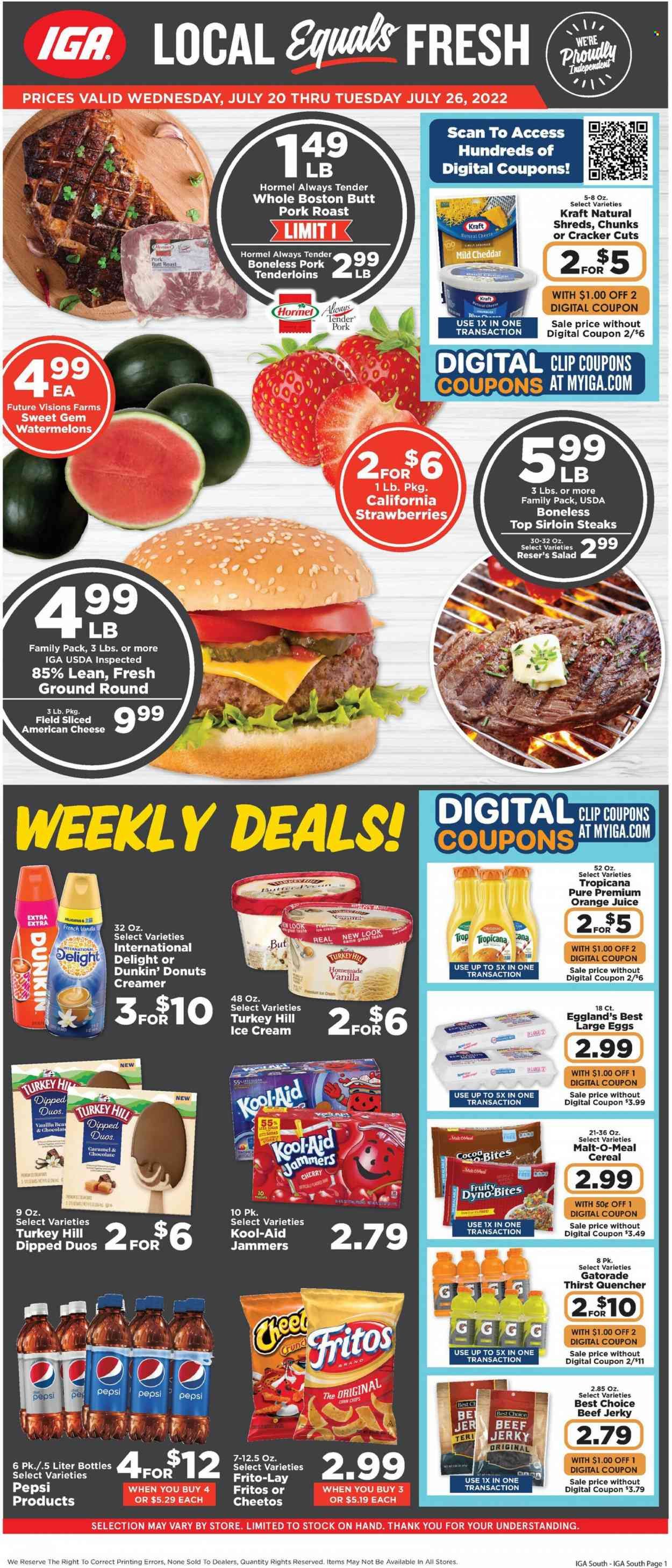 IGA Weekly Ad Flyer July 19 to July 26