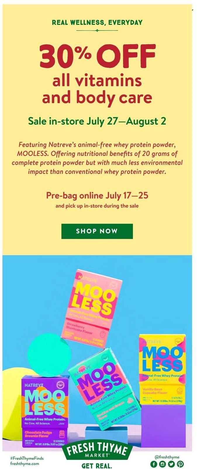 Fresh Thyme Weekly Ad Flyer July 20 to July 27