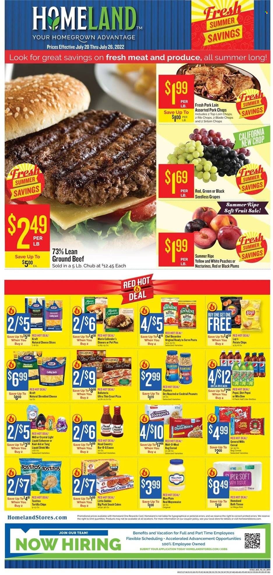 Homeland (OK, TX) Weekly Ad Flyer July 20 to July 27