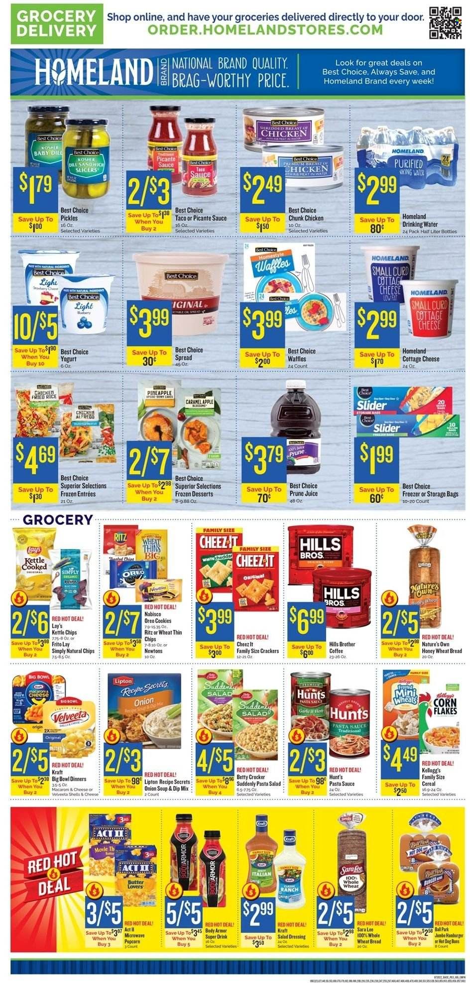 Homeland (OK, TX) Weekly Ad Flyer July 20 to July 27