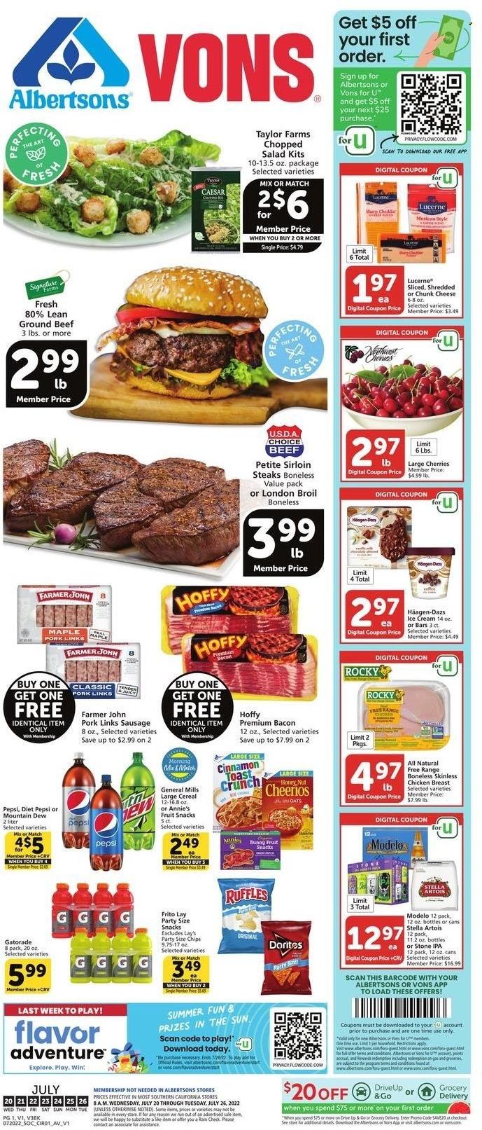 Vons (CA) Weekly Ad Flyer July 20 to July 27