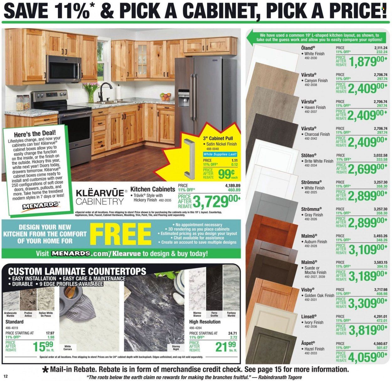 Menards Weekly Ad Flyer July 20 to July 27