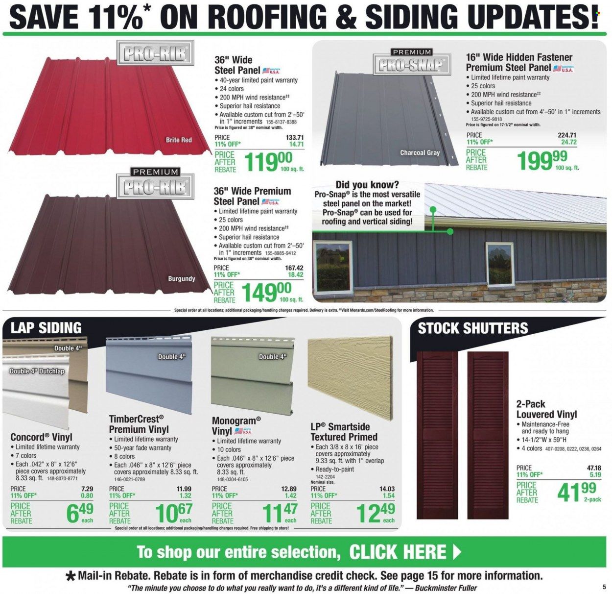Menards Weekly Ad Flyer July 20 to July 27