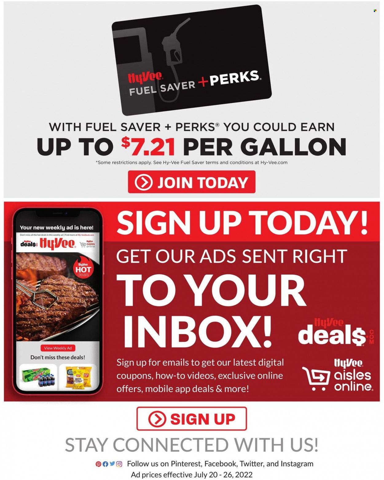 Hy-Vee (IA, IL, KS, MO) Weekly Ad Flyer July 20 to July 27
