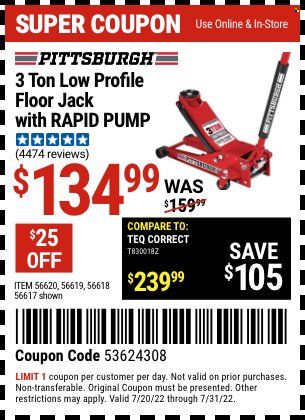 Harbor Freight Weekly Ad Flyer July 20 to July 27