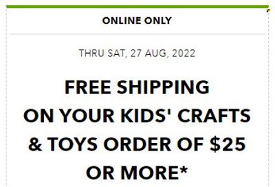JOANN Weekly Ad Flyer July 20 to July 27