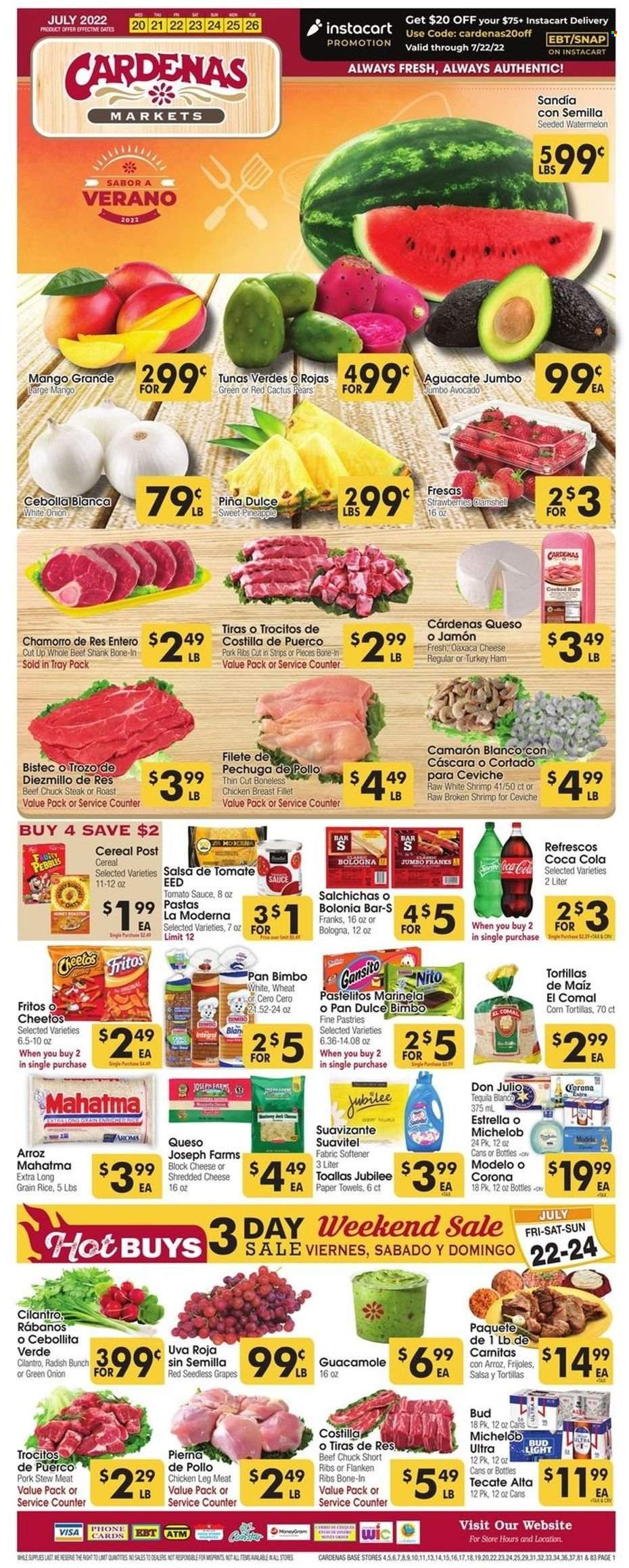 Cardenas (CA, NV) Weekly Ad Flyer July 20 to July 27