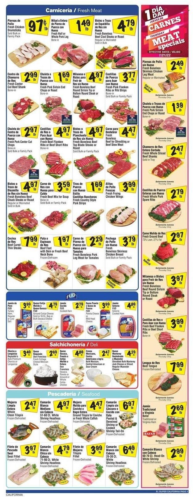 El Super (CA, NM, NV, TX) Weekly Ad Flyer July 20 to July 27